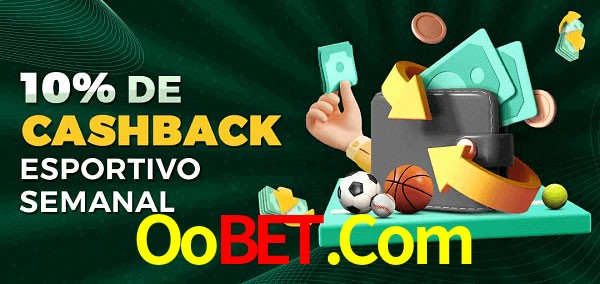 10% de bônus de cashback na Oobet.Com